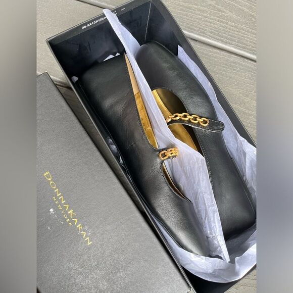 Donna‎ Karan Women's Karma Chain Mary Jane Flats, 9M - Picture 9 of 10